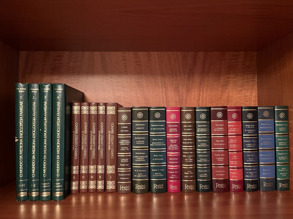 Livros: O Mundo da Medicina, Reader's Digest, Camilo Castelo Branco