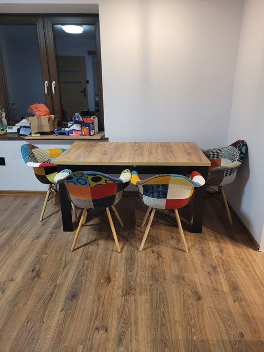 Krzesła patchwork nowe- 2 sztuki