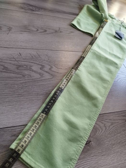 W25 L32 Wrangler jasno zielone spodnie rurki Wrangler
