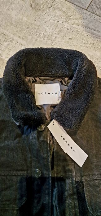 Katana męska z kożuszkiem TopMan ocieplana