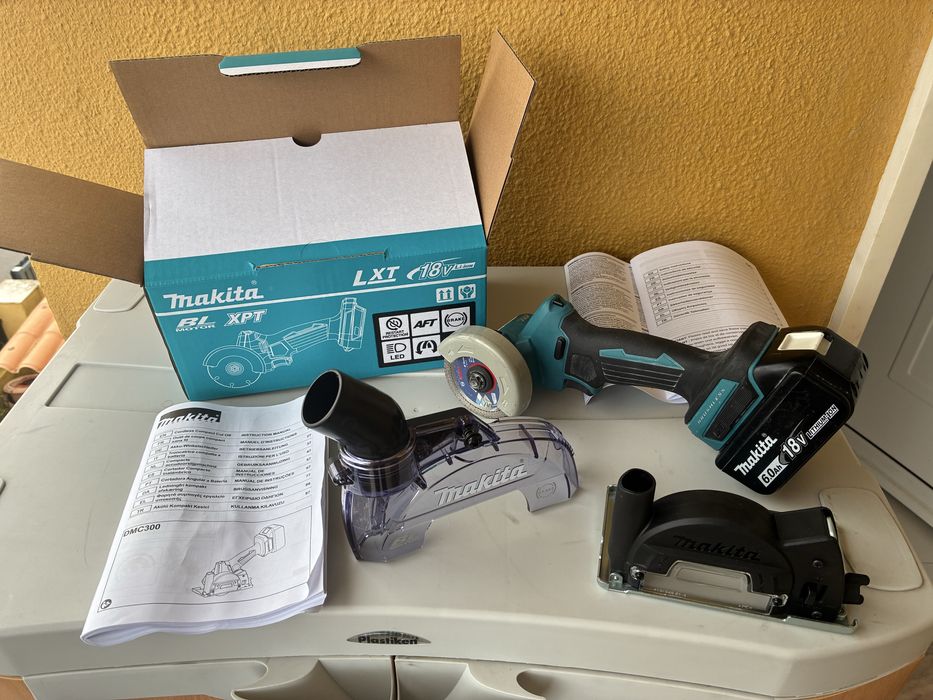 Mini renarbadora sem fio 18v makita na caixa C/bateria incluida impec