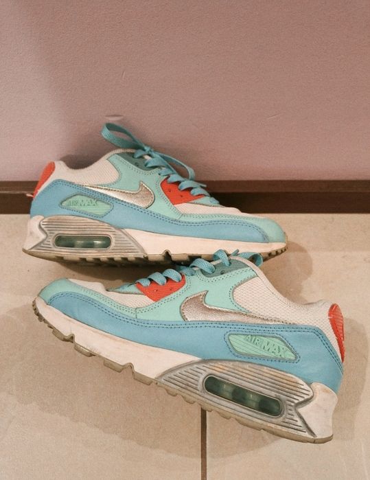 Buty sportowe sneakersy damskie Nike Air Max kolorowe r. 38.5