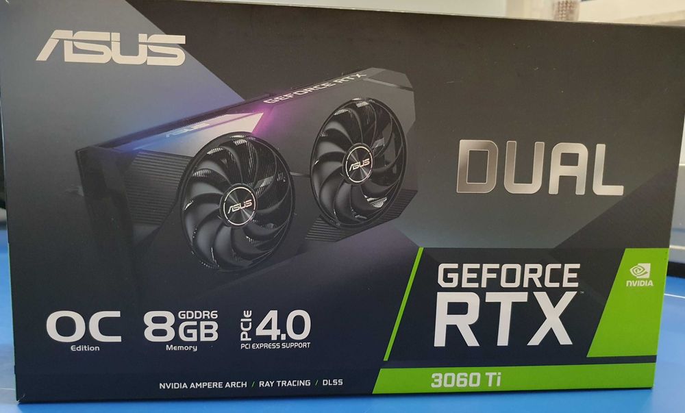 Karta graficzna GeForce RTX 3060 Ti jak nowa. 8gb ram lepsza od amd