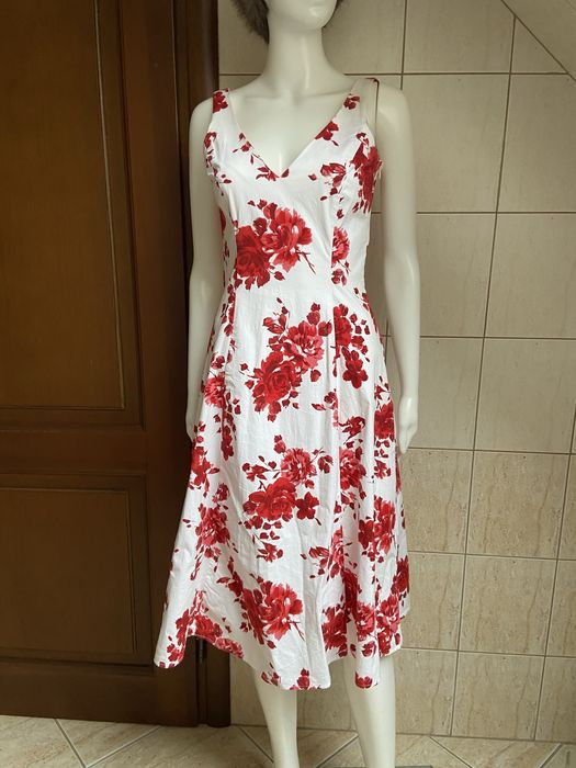 Romantyczna sukienka bawełniana