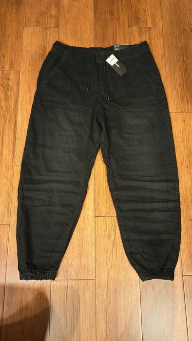 Jeansy joggery męskie czarne 32/32 marki CROPP nowe