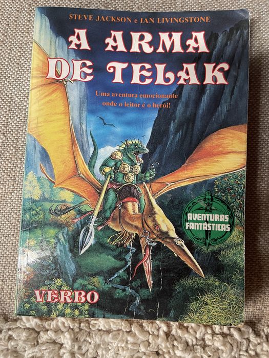 Livro Aventuras Fantasticas Arma de Telak
