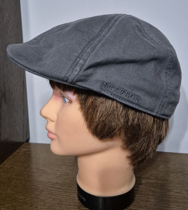 STETSON roz. 59 L bawełniany kaszkiet premium