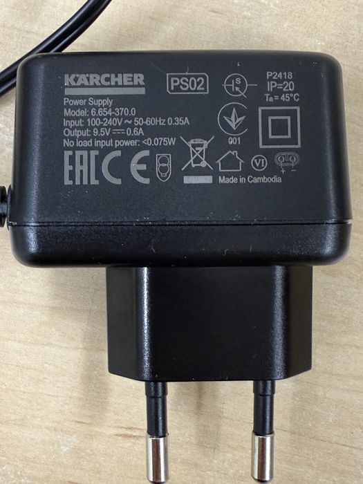 Zasilacz ładowarka PS02 Karcher OC 3, EDi 4, FC 3 Cordless EWM 2 Mop