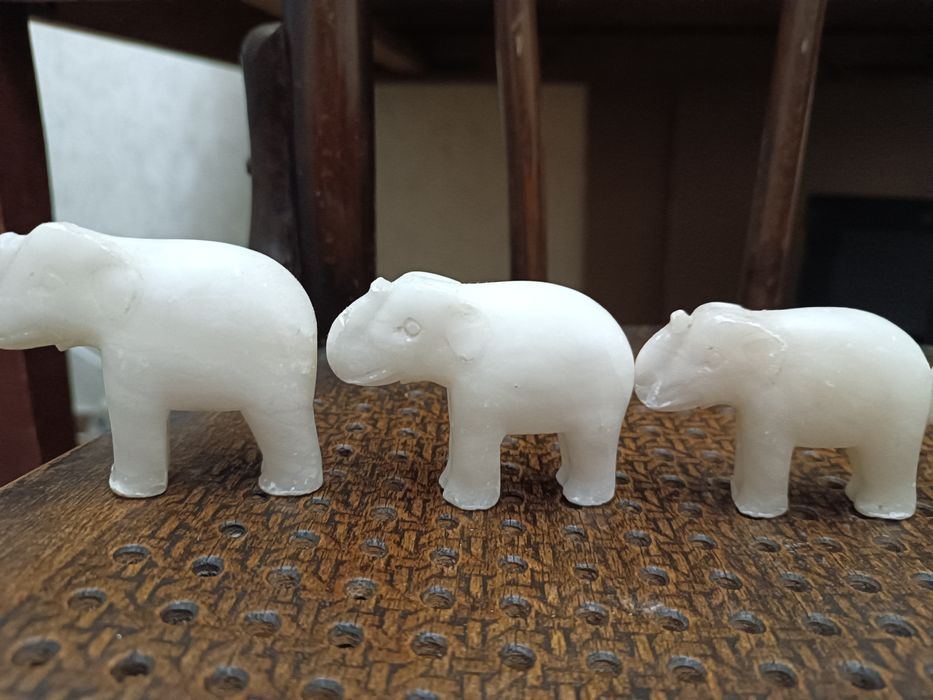 Статуэтки фигурки мраморные слоники