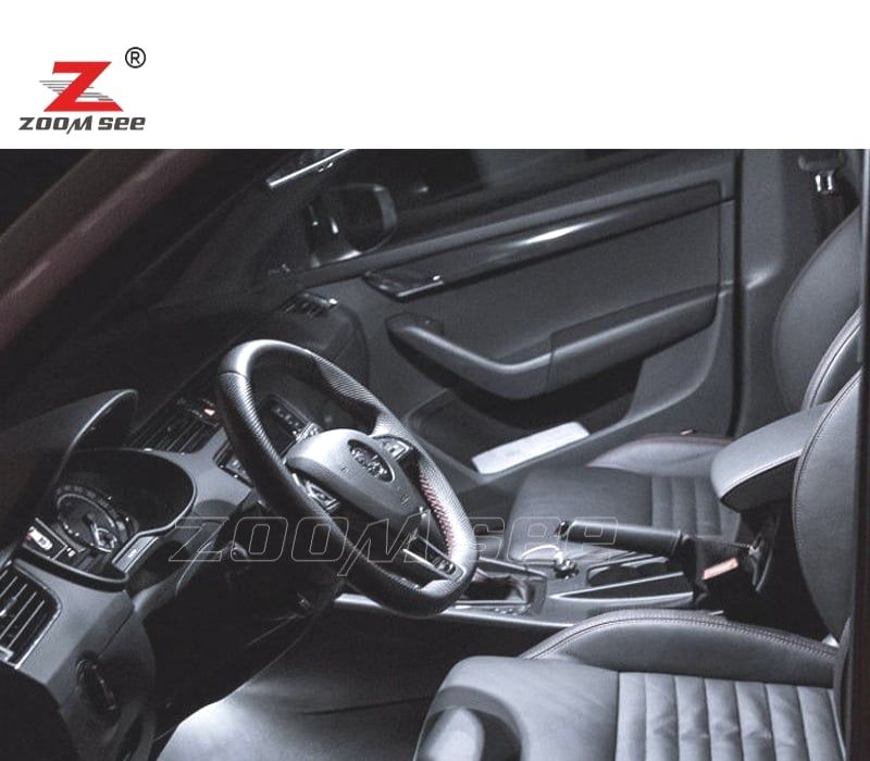 KIT COMPLETO DE 17 LÂMPADAS LED INTERIOR PARA SKODA OCTAVIA MK 3 MKIII RS COMBI 5E5 WAGON 2013-2020