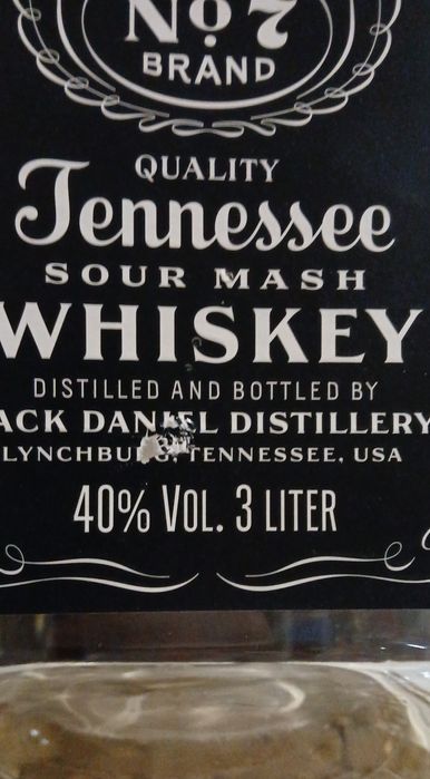 Garrafa jack daniel's 3litris