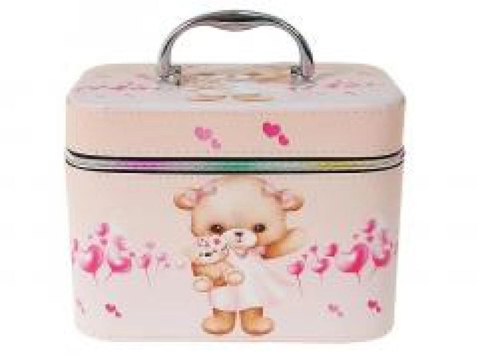 Kuferek M z lusterkiem na zamek 21x14x11,5cm