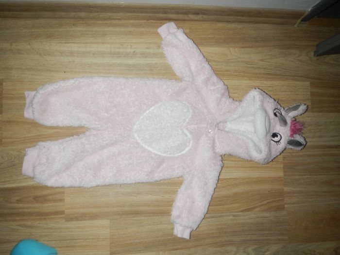 Primark kombinezon Pony jednorozec 68 74 jumpsuit