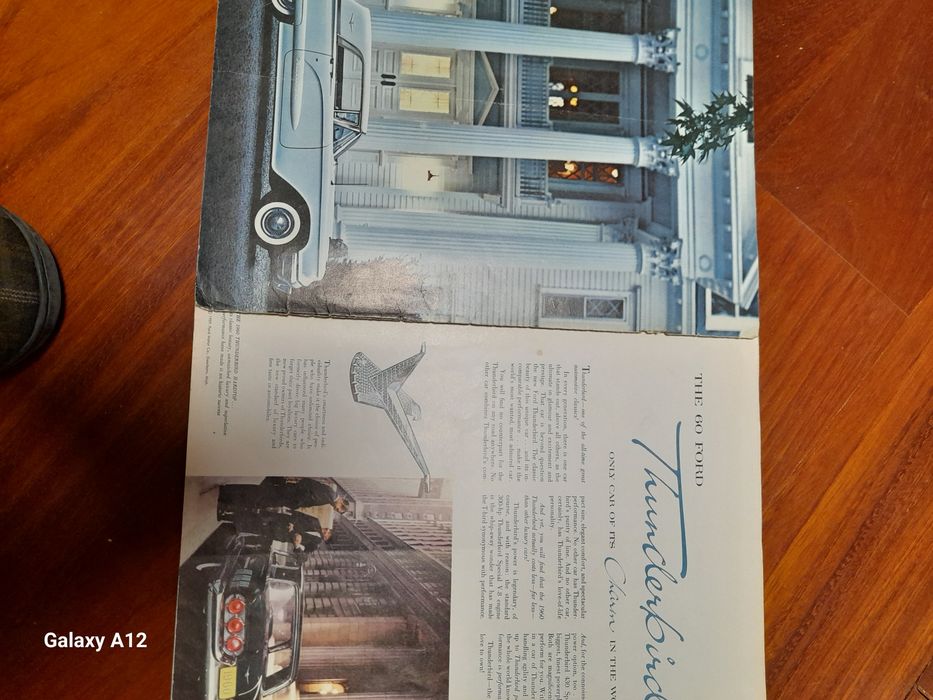 Catálogo  Ford Thunderbird 1960