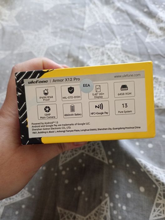 Мобільний телефон, ulefone armor x12 pro, броньований телефон