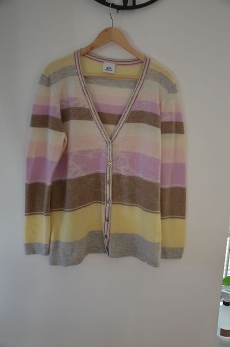 sweter 100% kaszmir r. 44/46 walbusch pasy