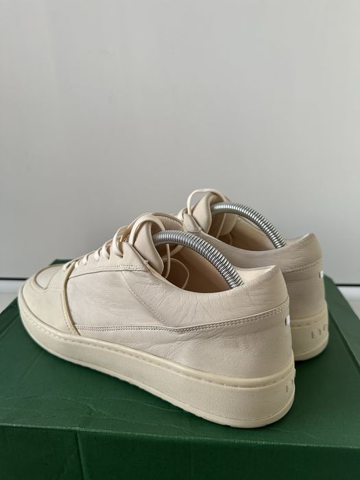 Шкіряні кросівки кеди etq amsterdam premium leather beige