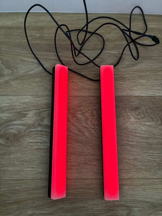 Zestaw lamp LED – ring light + 3 lampy – nowe