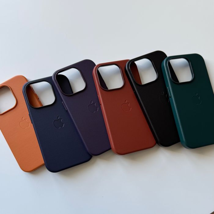Шкіряний чохол для iPhone 14-14 Pro Max Leather Case MagSafe