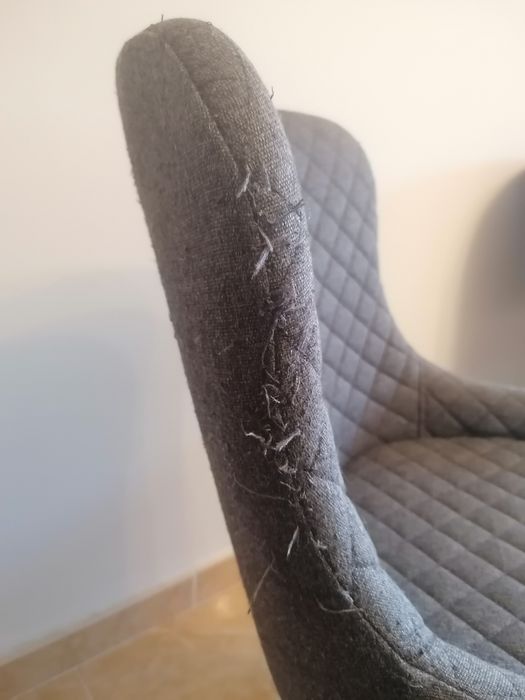 2 cadeiras de sala cinzento escuro