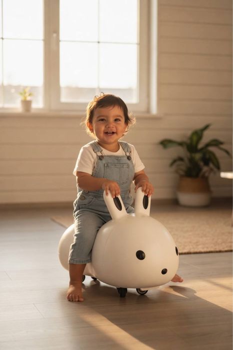 Дитяча каталка Rabbit 333, толокар для хлопчиків і дівчаток ,