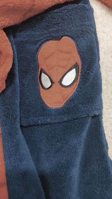 Szlafrok 122/128 Spiderman Marvel dla chłopca
