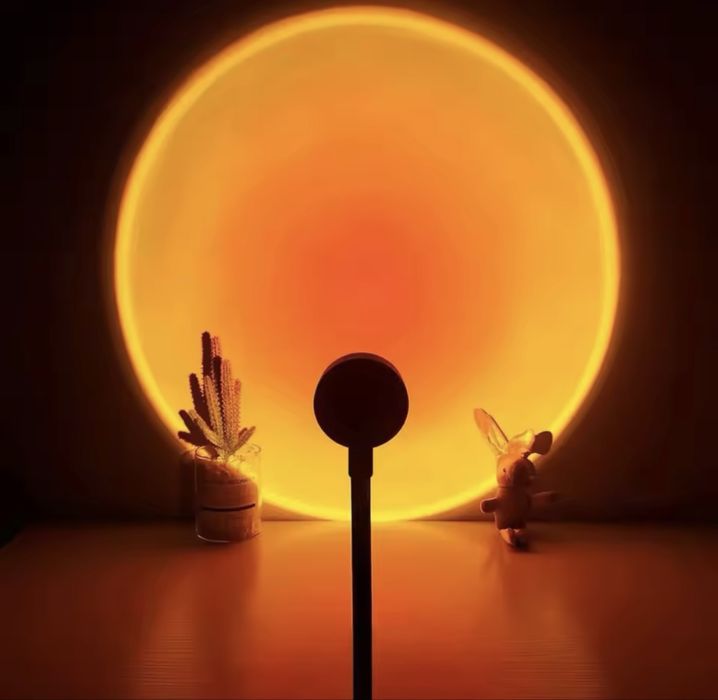 Лампа проектор захід сонця usb