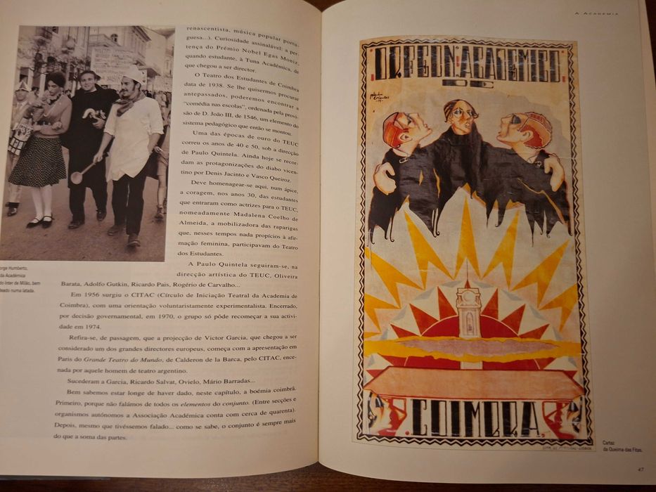 Livro sobre a Associação Académica de Coimbra - Edições Asa em 1995