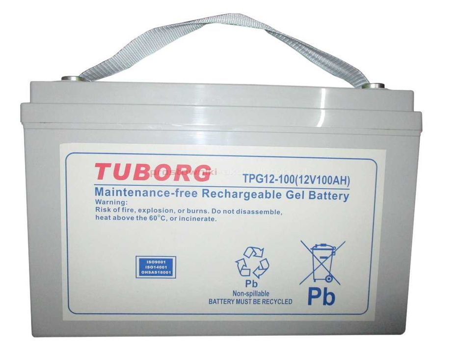 Akumulator Tuborg 12V 100Ah Łódka ,Kamper GEL ,Rynkowa 1