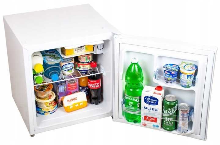 Mini lodówka do Biura Hotelowa BIAŁA 50cm 43L Minibar Podblatowa BC-45