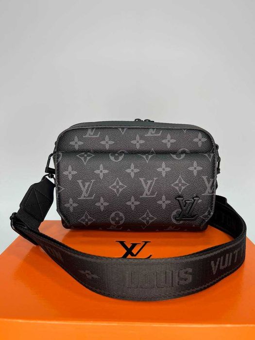 Чоловіча сумка Louis Vuitton через плече Луі Вітон LV месенджер
