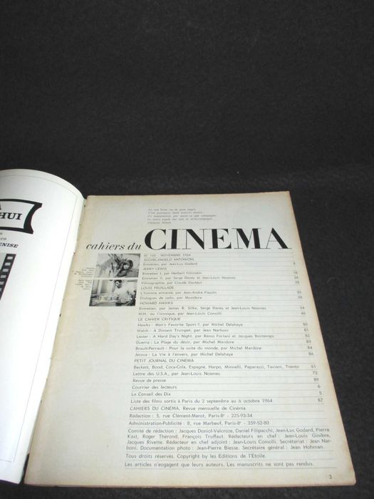 Revistas Cahiers du Cinéma Anos 60/70