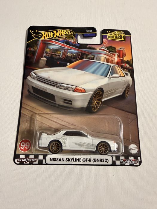 Hot wheels premium nissan skyline gt-r r32 bnr32 boulevard 99