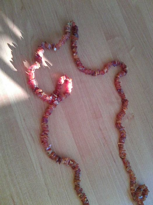 Naszyjnik Bursztynowy Bryłki