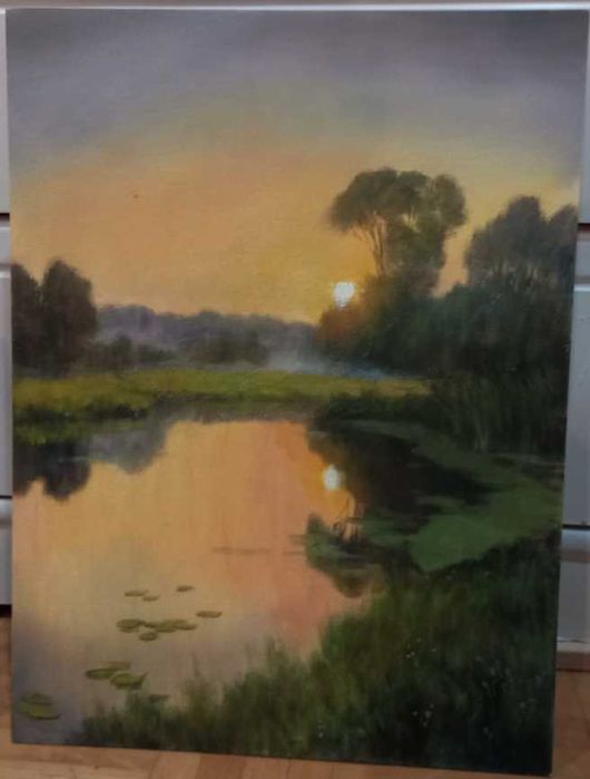 Obraz olejny Zachód słońca V, 30 x 40 cm