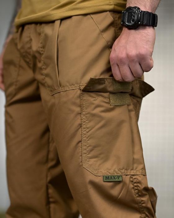 Тактичні штани Гірка Max койот джогери карго ЗСУ військові tactical pants coyote