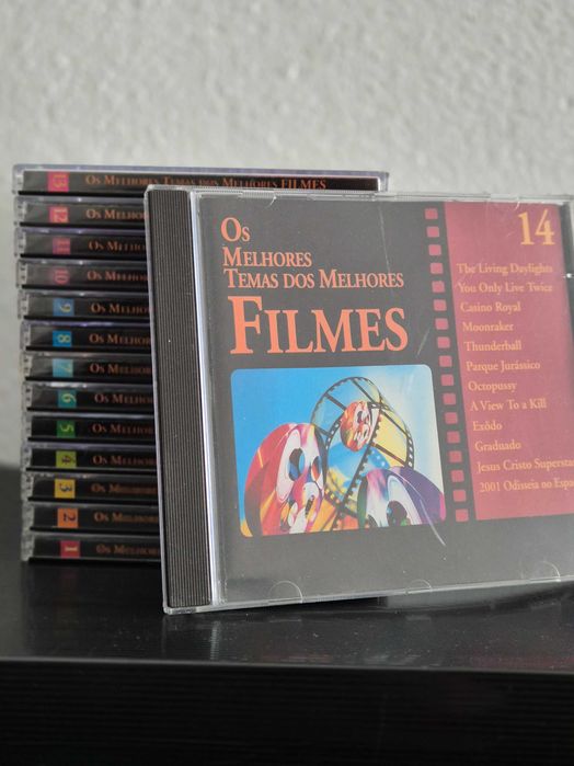 14 CD's originais  com Os Melhores Temas dos Melhores Filmes