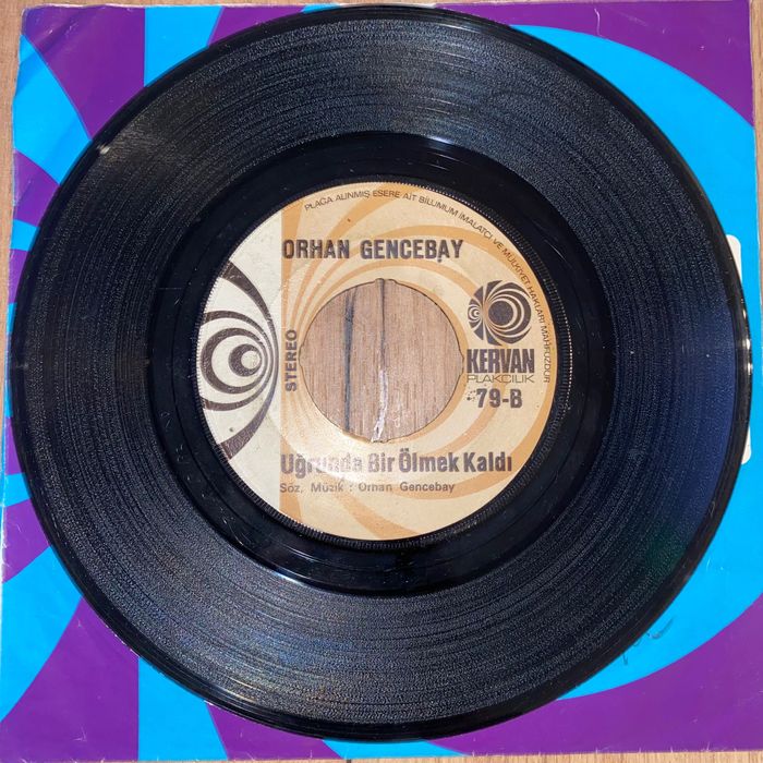 Orhan Gencebạy -  Boynu Bükük Sevgililer - Winyl SP 7" - Turcja, 1974