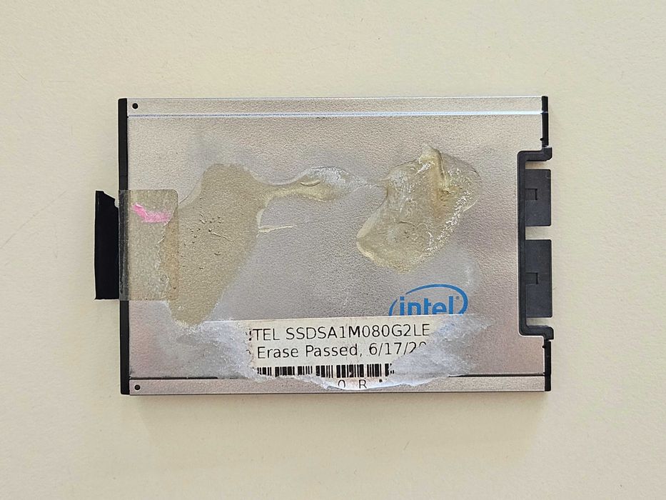 SSD 80Gb 1.8 MLC SATA Intel X18-M SSDSA1M080G2LE 96% здоров'я