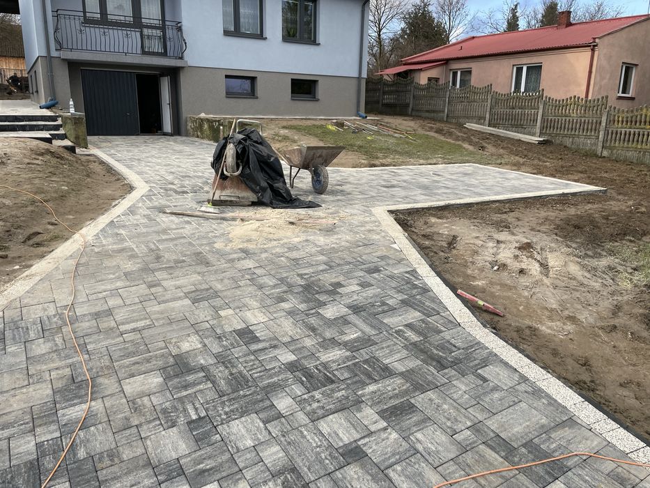 Układanie kostki brukowej (wolne terminy) szybka realizacja