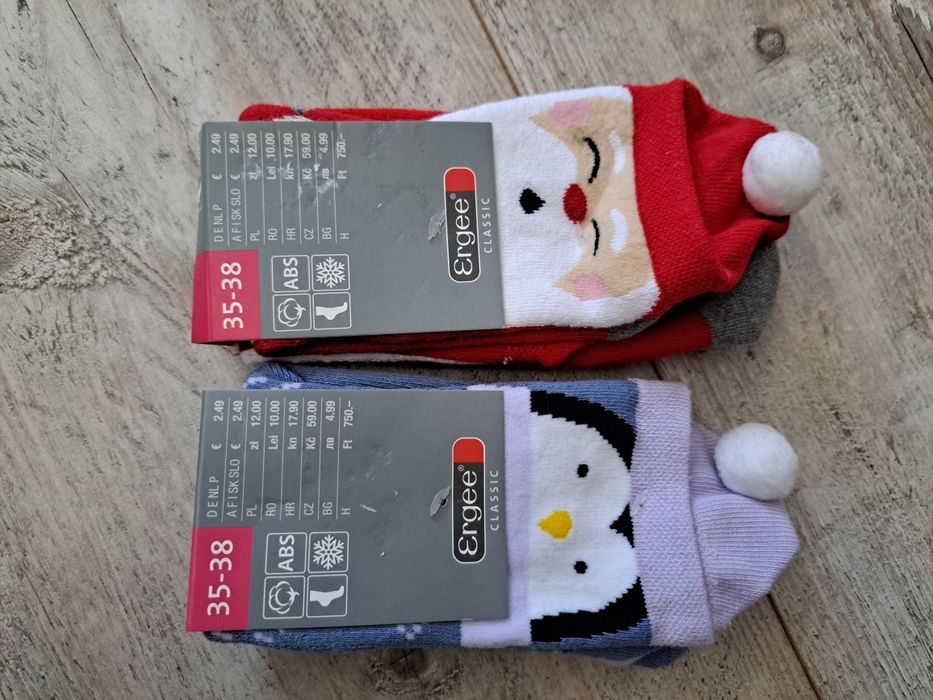 Skarpetki damskie świąteczne - rozm 35-38