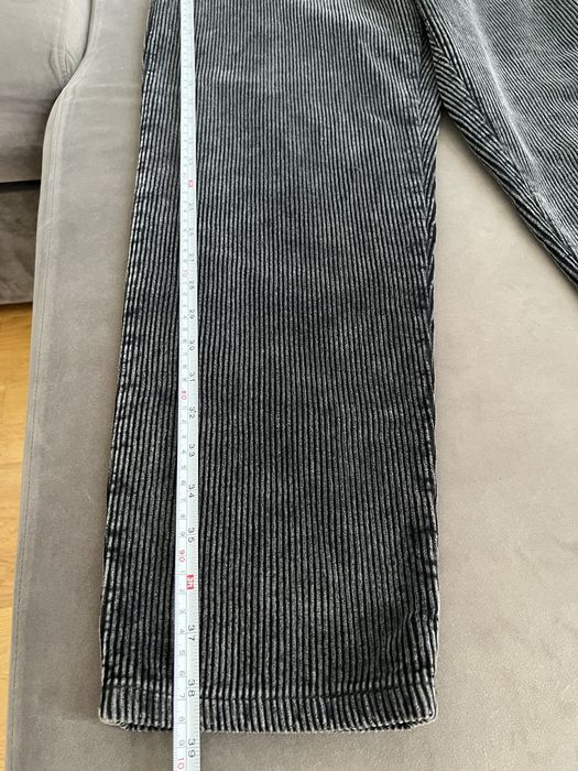 Zara spodnie sztruksowe Carrot fit rozm 38 szare
