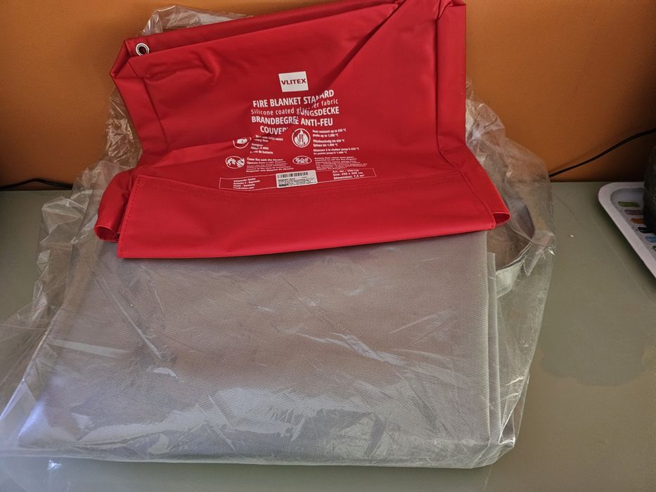 Teto de contenção de incêndio VLITEX 2,5 x 3 m para e-scooters, aspira