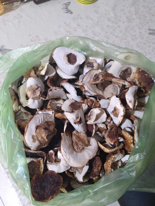 Grzyby suszone, grzyby marynowane, prawdziwek (borowik), podgrzybek