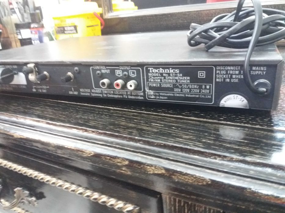 Aparelhagem technics a funcionar