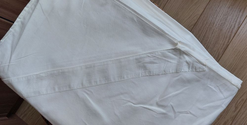 Постільна білизна СССР. Льняне простирадло, наволочки, підковдра