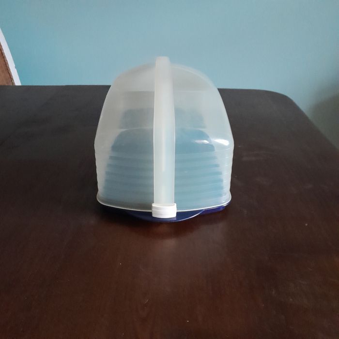 Caixa/ tupperware de transporte bolo/torta, etc.