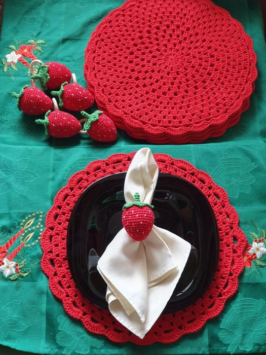 Jogo americano crochet / sousplat