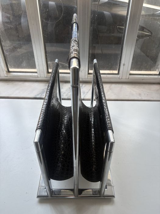 Porta revistas em inox