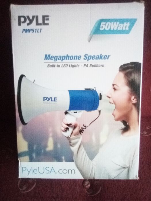 Потужний мегафон PYLE на 50 ватт